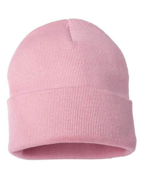 Sportsman 12" Solid Cuffed Beanie SP12