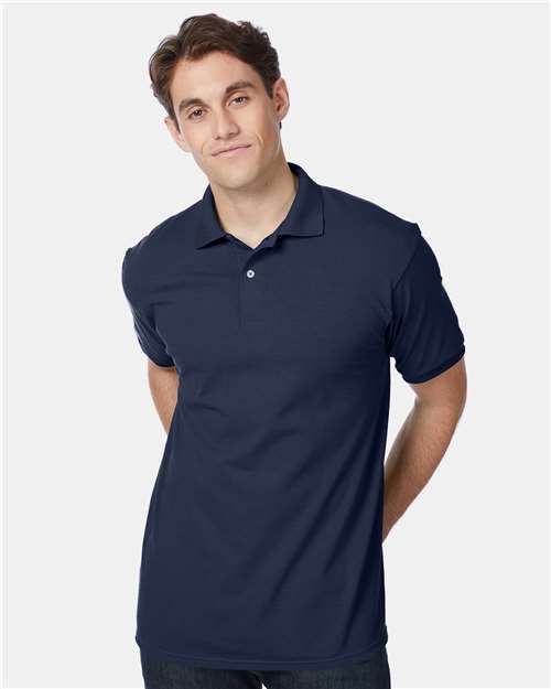 Hanes Unisex EcoSmart® Jersey Polo 054X