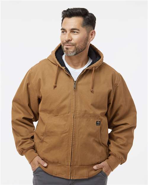 DRI DUCK Men's Cheyenne Boulder Cloth™ Hooded Jacket with Tricot Quilt Lining 5020