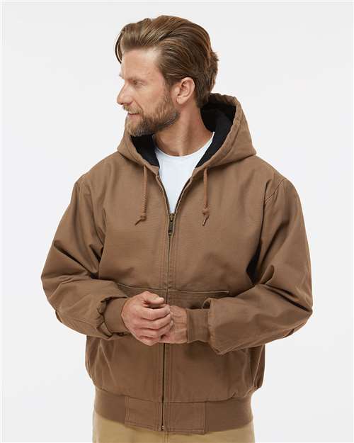 DRI DUCK Men's Cheyenne Boulder Cloth™ Hooded Jacket with Tricot Quilt Lining 5020