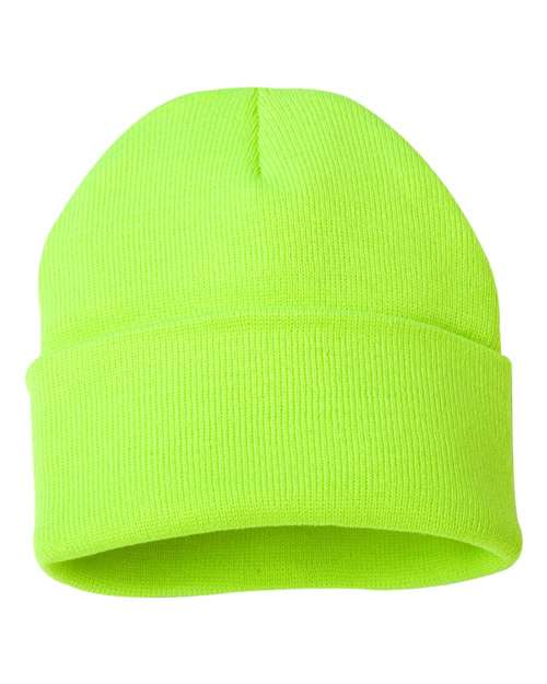 Sportsman 12" Solid Cuffed Beanie SP12