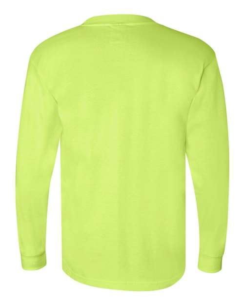 Bayside Unisex Union-Made Long Sleeve Pocket T-Shirt 3055