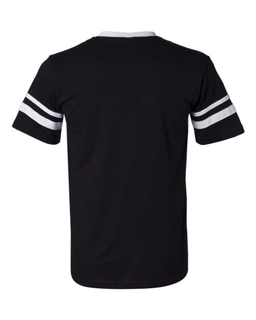 Augusta Sportswear V-Neck Jersey with Striped Sleeves 360