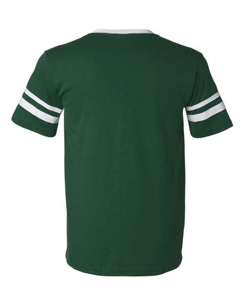 Augusta Sportswear V-Neck Jersey with Striped Sleeves 360