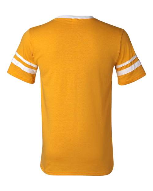 Augusta Sportswear V-Neck Jersey with Striped Sleeves 360