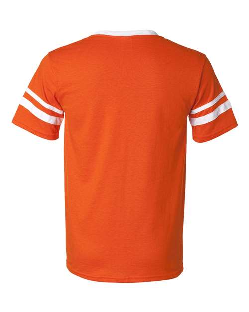 Augusta Sportswear V-Neck Jersey with Striped Sleeves 360