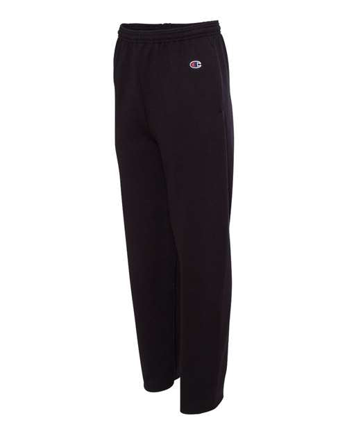 Champion Unisex Powerblend® Open-Bottom Sweatpants with Pockets P800