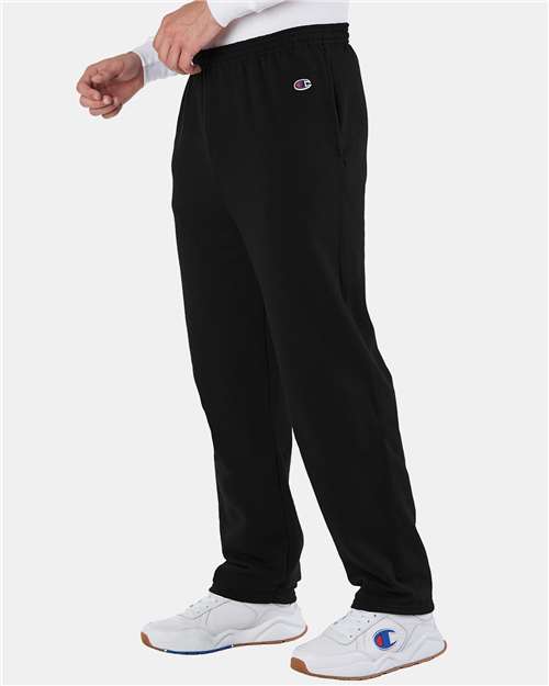 Champion Unisex Powerblend® Open-Bottom Sweatpants with Pockets P800