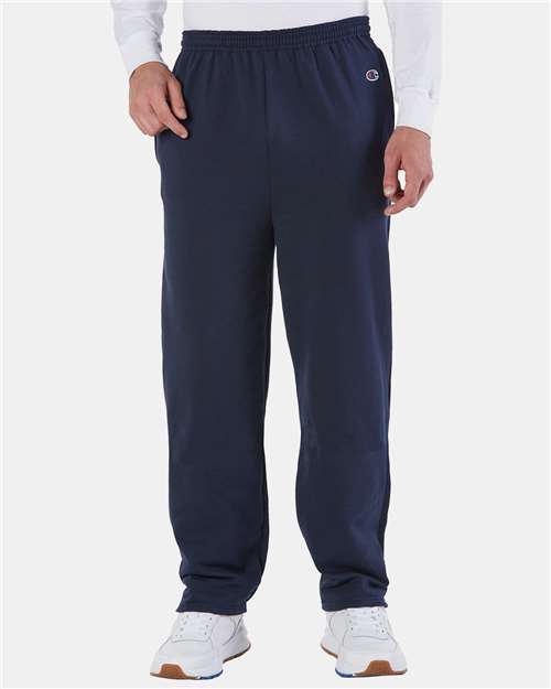Champion Unisex Powerblend® Open-Bottom Sweatpants with Pockets P800