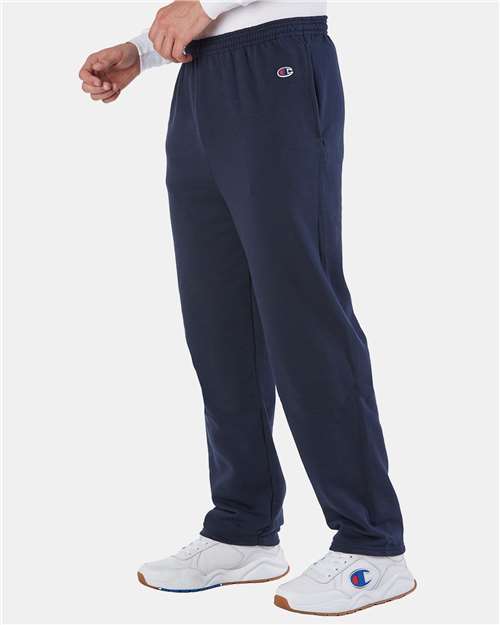 Champion Unisex Powerblend® Open-Bottom Sweatpants with Pockets P800