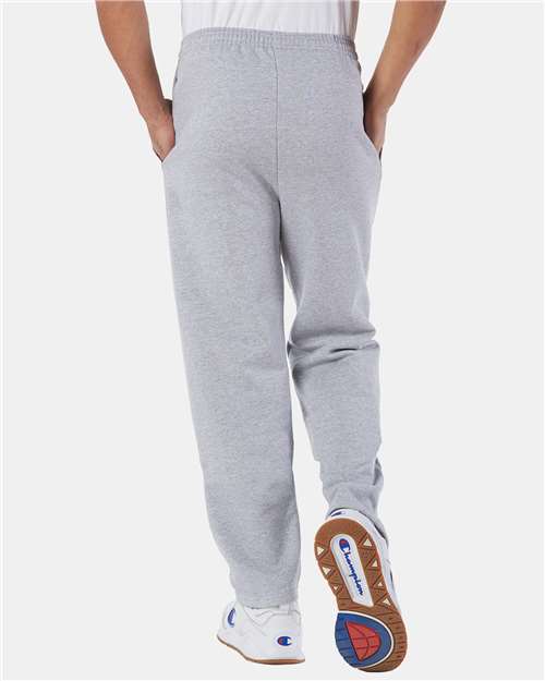 Champion Unisex Powerblend® Open-Bottom Sweatpants with Pockets P800