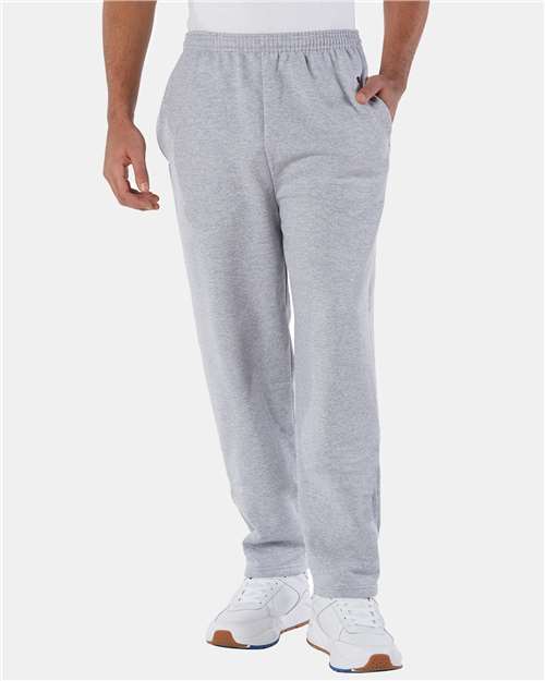 Champion Unisex Powerblend® Open-Bottom Sweatpants with Pockets P800
