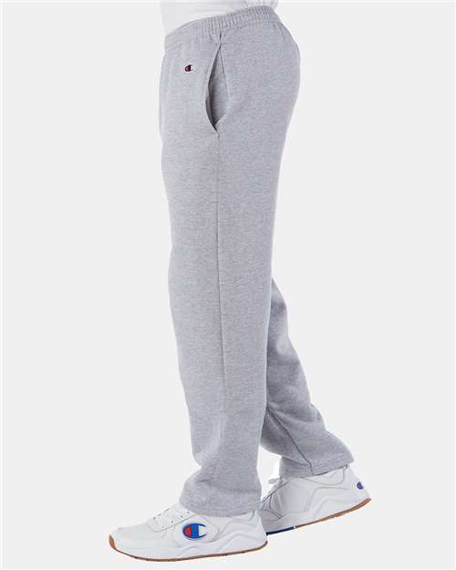 Champion Unisex Powerblend® Open-Bottom Sweatpants with Pockets P800