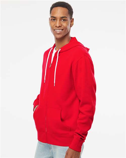 Independent Trading Co. Unisex Lightweight Full-Zip Hooded Sweatshirt AFX90UNZ