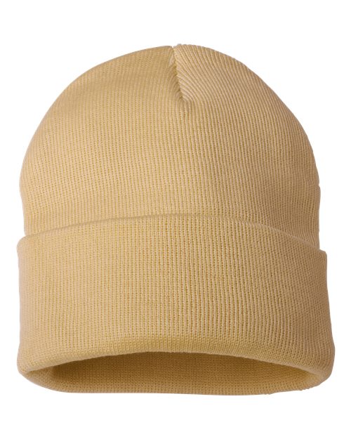 Sportsman 12" Solid Cuffed Beanie SP12