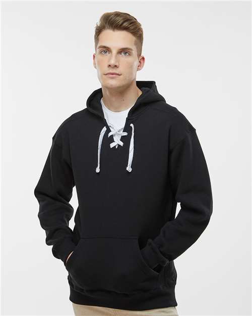 J. America Men's Sport Lace Hooded Sweatshirt 8830