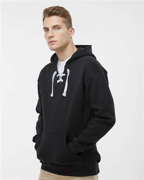 J. America Men's Sport Lace Hooded Sweatshirt 8830