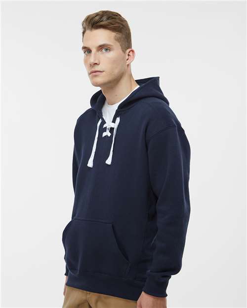 J. America Men's Sport Lace Hooded Sweatshirt 8830