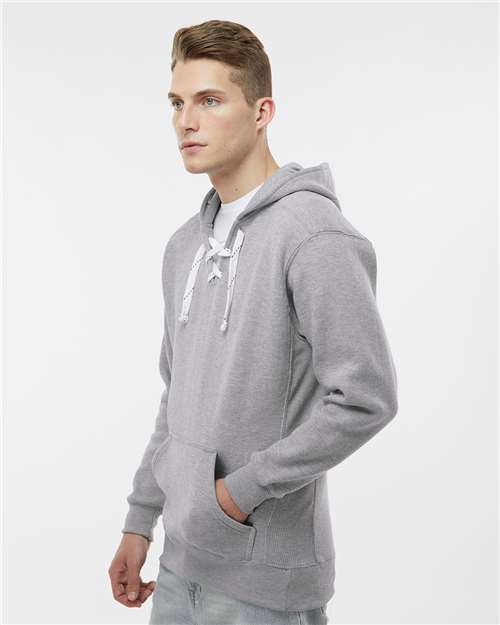 J. America Men's Sport Lace Hooded Sweatshirt 8830