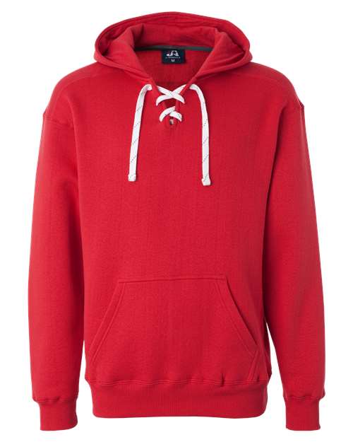 J. America Men's Sport Lace Hooded Sweatshirt 8830