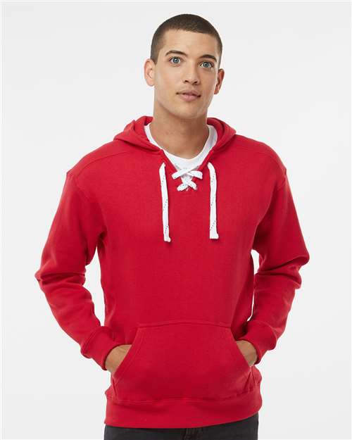 J. America Men's Sport Lace Hooded Sweatshirt 8830