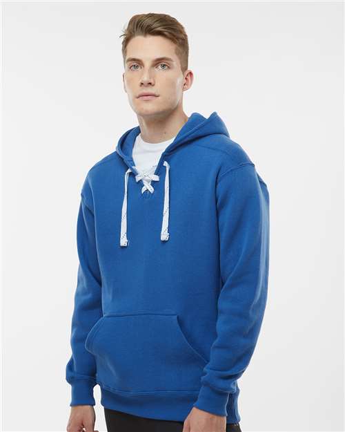 J. America Men's Sport Lace Hooded Sweatshirt 8830