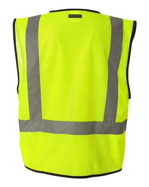 Kishigo Unisex Economy Single Pocket Hook-and-Loop Mesh Vest 1193-1194