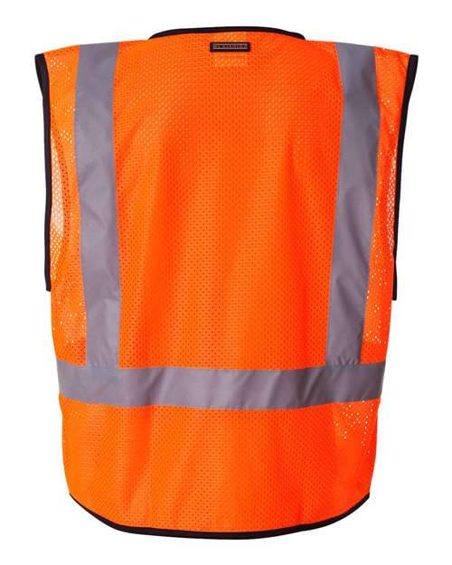 Kishigo Unisex Economy Single Pocket Hook-and-Loop Mesh Vest 1193-1194