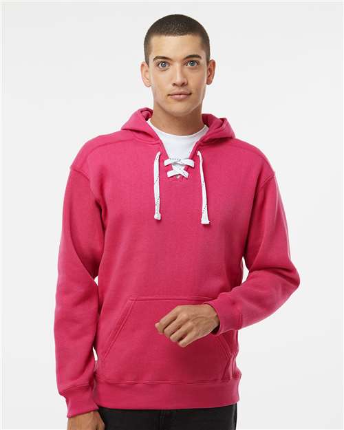 J. America Men's Sport Lace Hooded Sweatshirt 8830