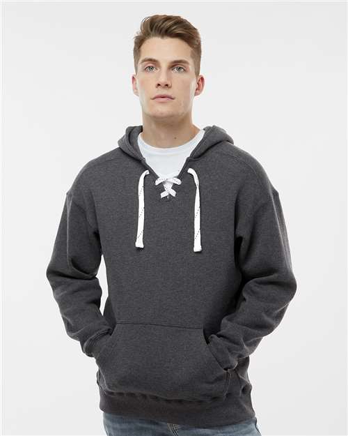 J. America Men's Sport Lace Hooded Sweatshirt 8830