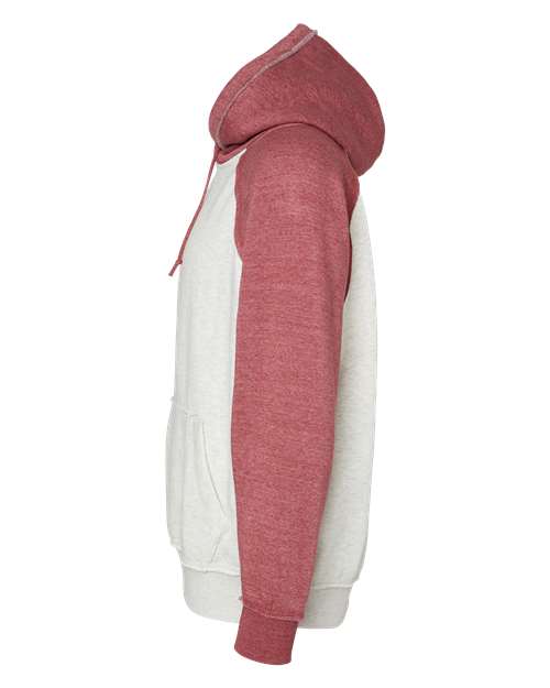 J. America Men's Vintage Heather Hooded Sweatshirt 8885