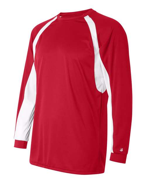 Badger Men's B-Core Hook Long Sleeve T-Shirt 4154