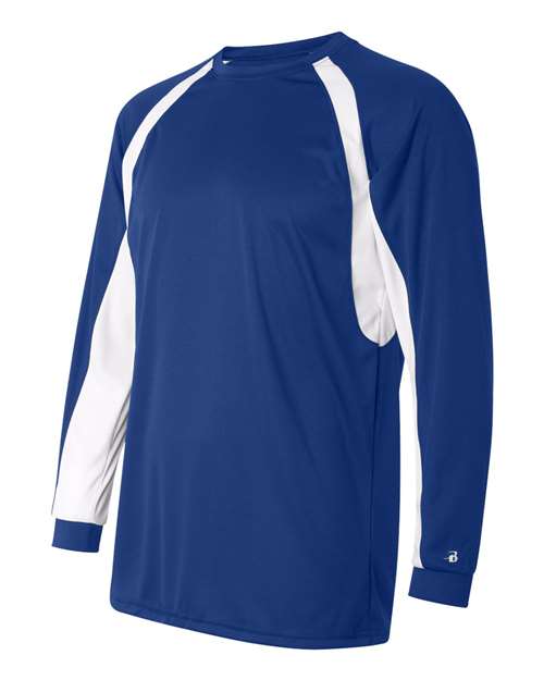Badger Men's B-Core Hook Long Sleeve T-Shirt 4154