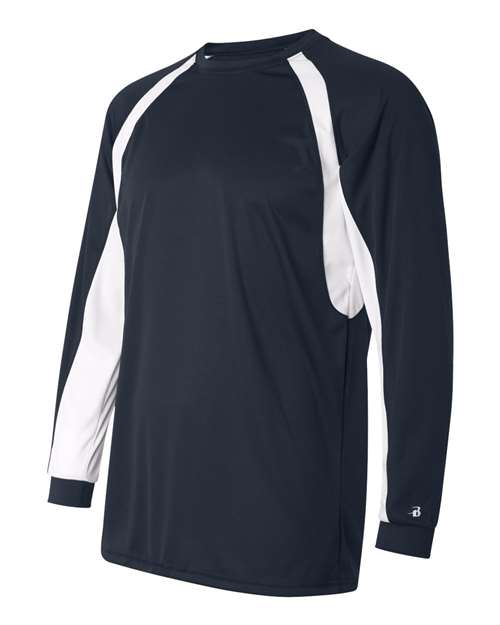 Badger Men's B-Core Hook Long Sleeve T-Shirt 4154