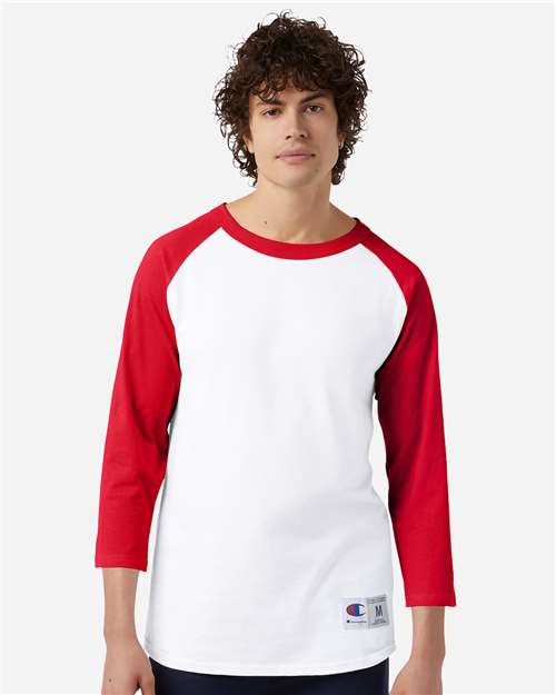 Champion Unisex Raglan Baseball T-Shirt T137