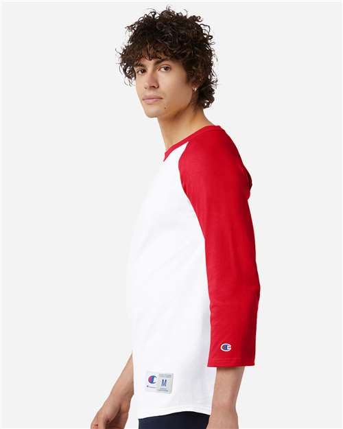 Champion Unisex Raglan Baseball T-Shirt T137