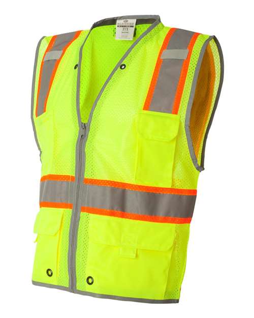 Kishigo Unisex Premium Brilliant Series® Heavy-Duty Class 2 Vest 1510-1511