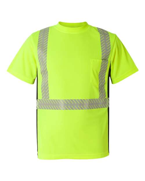 Kishigo Unisex Premium Black Series® Breathable Tape Class 2 T-Shirt 9114-9115