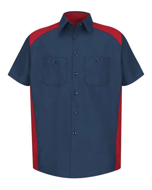 Red Kap Men's Short Sleeve Motorsports Shirt SP28