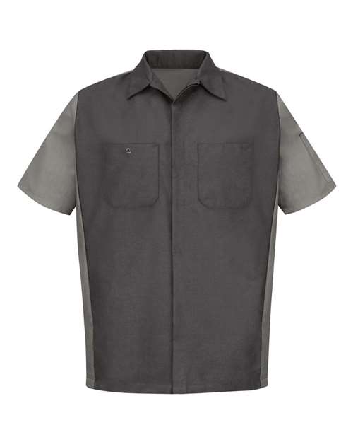 Red Kap Men's Short Sleeve Automotive Crew Shirt SY20