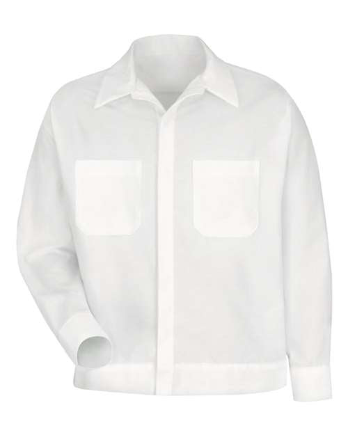 Red Kap Men's Button-Front Shirt Jacket SP35