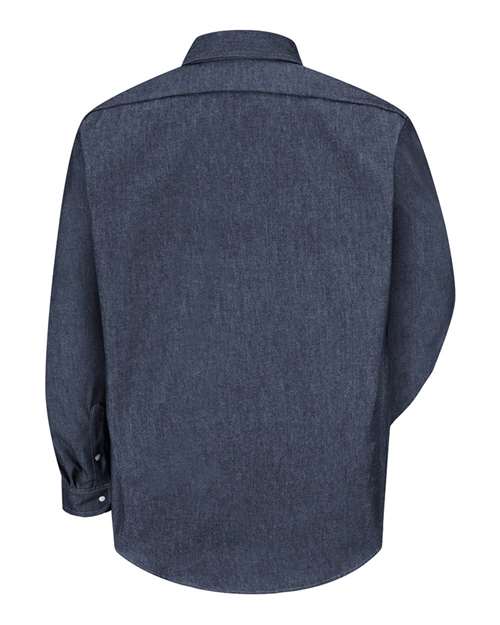 Red Kap Men's Deluxe Denim Long Sleeve Shirt SD78