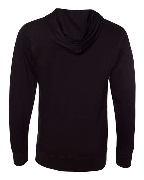 J. America Unisex Jersey Sport Lace Hooded Pullover 8231