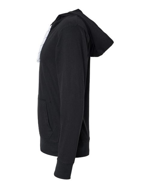 J. America Unisex Jersey Sport Lace Hooded Pullover 8231