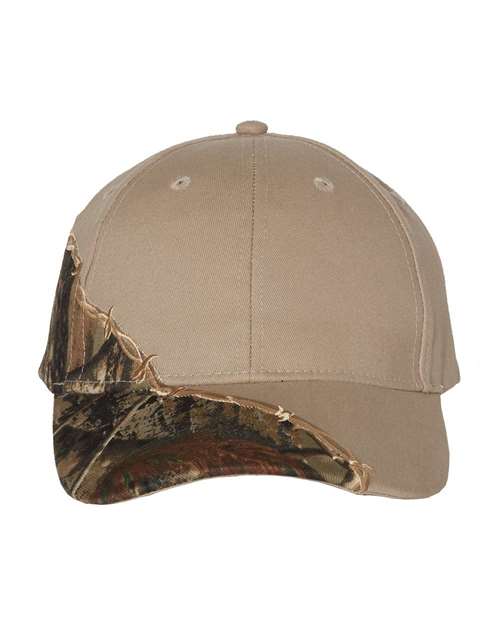 Kati Licensed Camo with Barbed Wire Embroidery Cap LC4BW