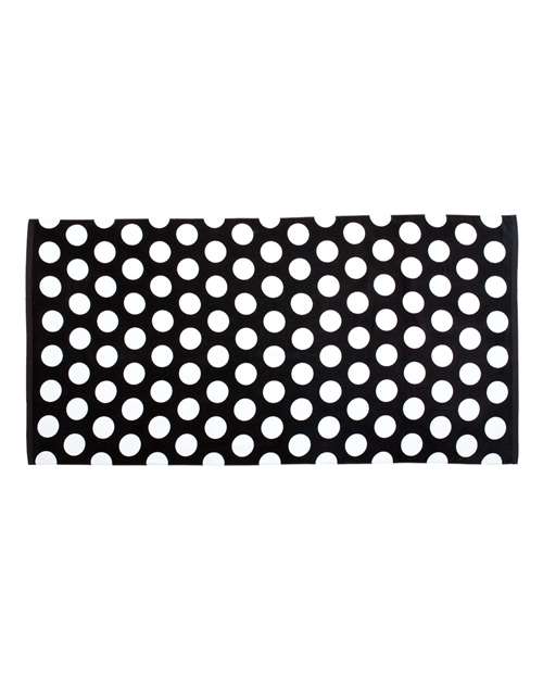 Carmel Towel Company Polka Dot Velour Beach Towel C3060P