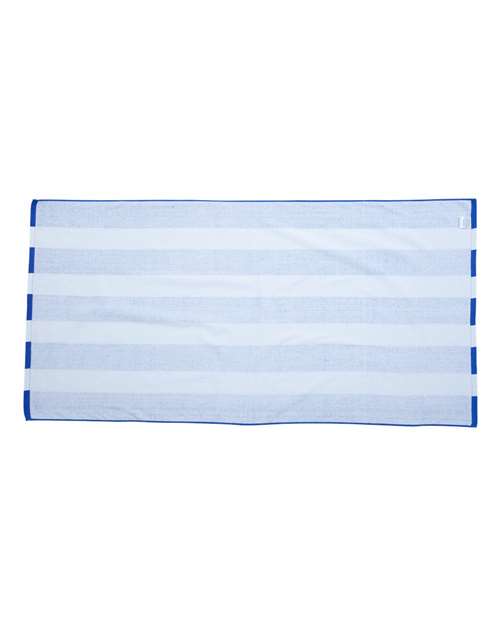 Carmel Towel Company Cabana Stripe Velour Beach Towel C3060S