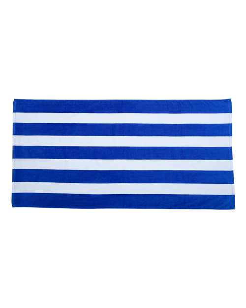 Carmel Towel Company Cabana Stripe Velour Beach Towel C3060S