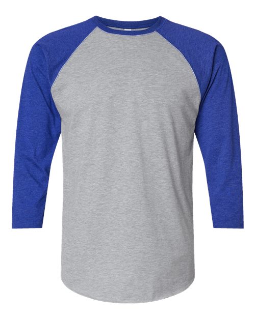 LAT Unisex Baseball Fine Jersey Three-Quarter Sleeve Tee 6930