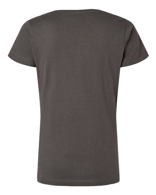 LAT Women's Fine Jersey V-Neck Tee 3507